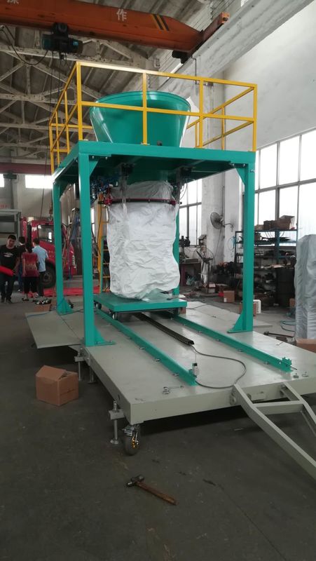 Uçucu Kül Big Bag Otomatik Paketleme Makineleri Jumbo Torba Tartı ve Dolum Makinesi